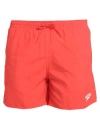 Speedo Man Swim Trunks Tomato Red Size Xxl Recycled Polyamide In Tomato Red