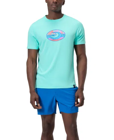 Speedo Men's Short Sleeve Performance Graphic T-shirt In Arctic Glass