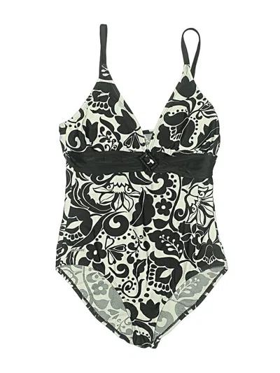 Pre-owned Speedo One Piece Swimsuit In Black