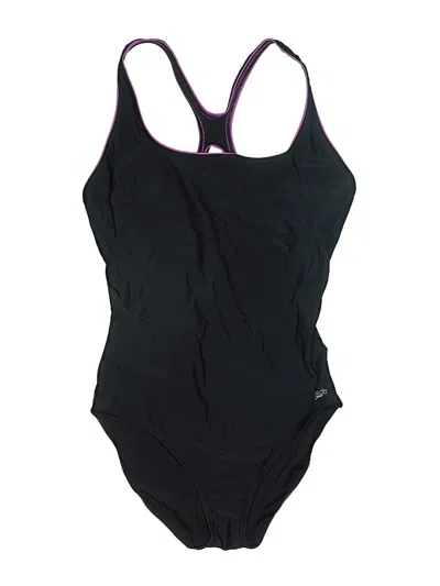 Pre-owned Speedo One Piece Swimsuit In Black