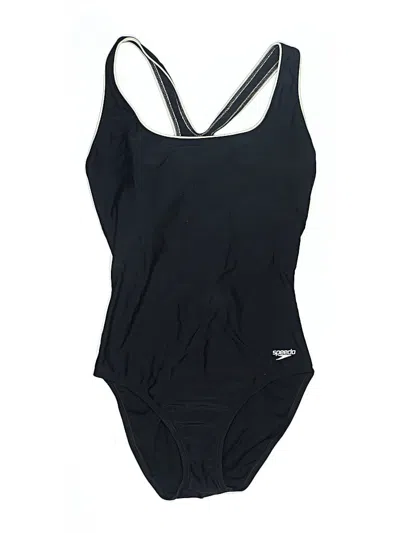 Pre-owned Speedo One Piece Swimsuit In Black