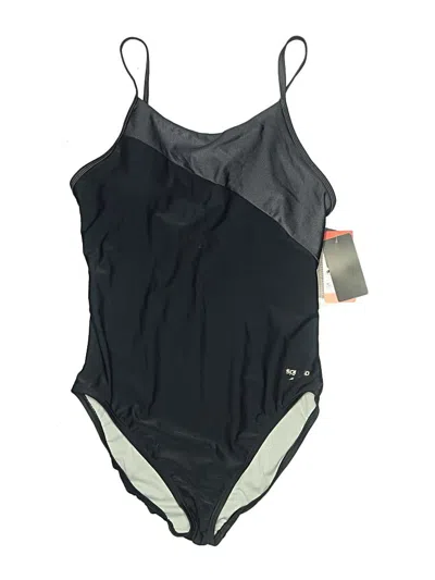 Pre-owned Speedo One Piece Swimsuit In Black