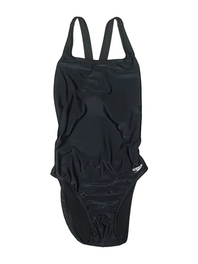 Pre-owned Speedo One Piece Swimsuit In Black
