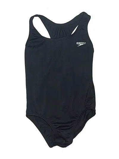 Pre-owned Speedo Kids' One Piece Swimsuit In Black