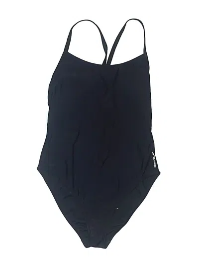 Pre-owned Speedo One Piece Swimsuit In Black