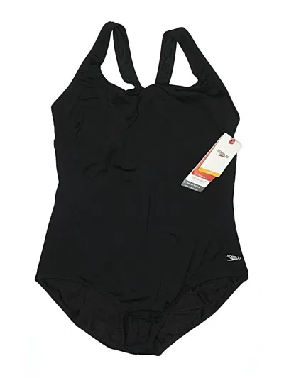 Pre-owned Speedo One Piece Swimsuit In Black