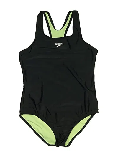 Pre-owned Speedo Kids' One Piece Swimsuit In Black