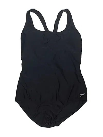 Pre-owned Speedo One Piece Swimsuit In Black