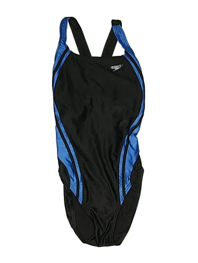 Pre-owned Speedo One Piece Swimsuit In Black
