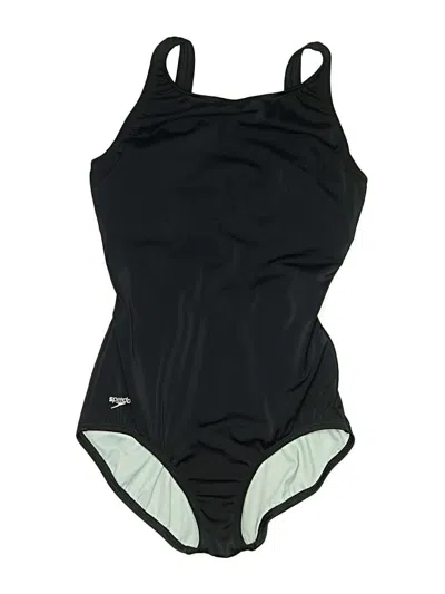 Pre-owned Speedo One Piece Swimsuit In Black