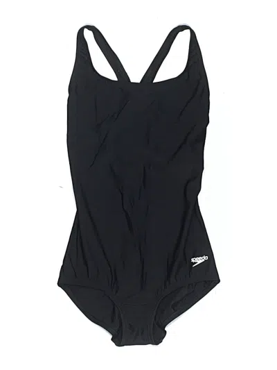 Pre-owned Speedo One Piece Swimsuit In Black