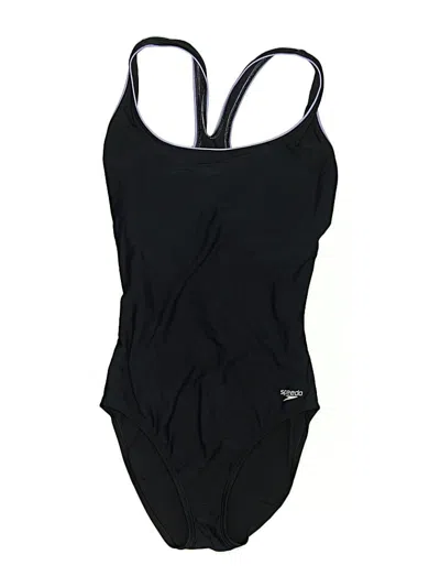 Pre-owned Speedo One Piece Swimsuit In Black
