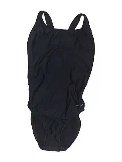 Pre-owned Speedo One Piece Swimsuit In Black