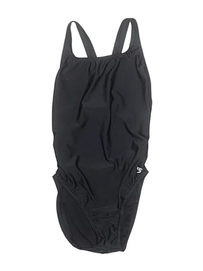 Pre-owned Speedo One Piece Swimsuit In Black