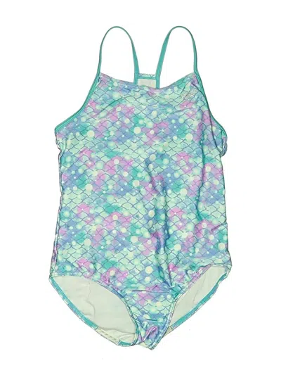 Pre-owned Speedo One Piece Swimsuit In Blue