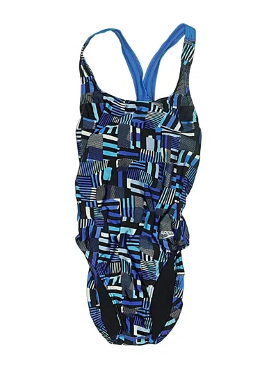 Pre-owned Speedo Kids' One Piece Swimsuit In Blue