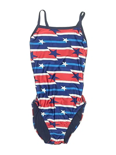Pre-owned Speedo One Piece Swimsuit In Blue