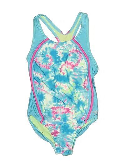 Pre-owned Speedo Kids' One Piece Swimsuit In Blue