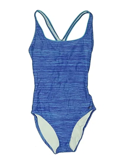 Pre-owned Speedo One Piece Swimsuit In Blue