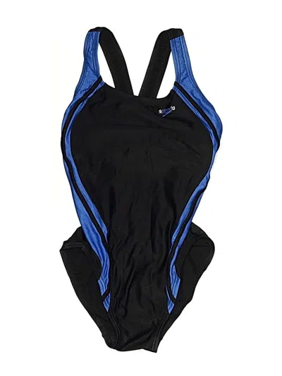Pre-owned Speedo One Piece Swimsuit In Blue
