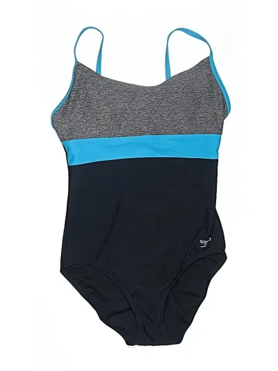 Pre-owned Speedo One Piece Swimsuit In Blue