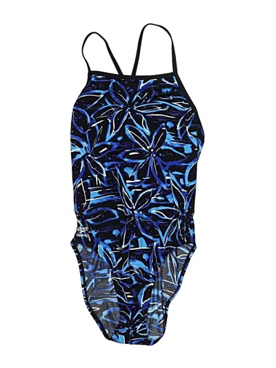 Pre-owned Speedo One Piece Swimsuit In Blue