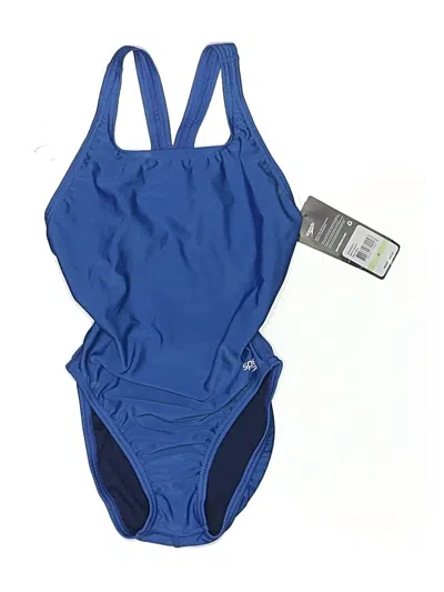 Pre-owned Speedo One Piece Swimsuit In Blue