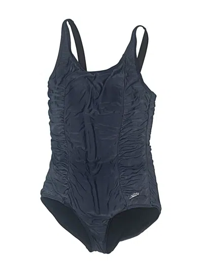 Pre-owned Speedo One Piece Swimsuit In Blue