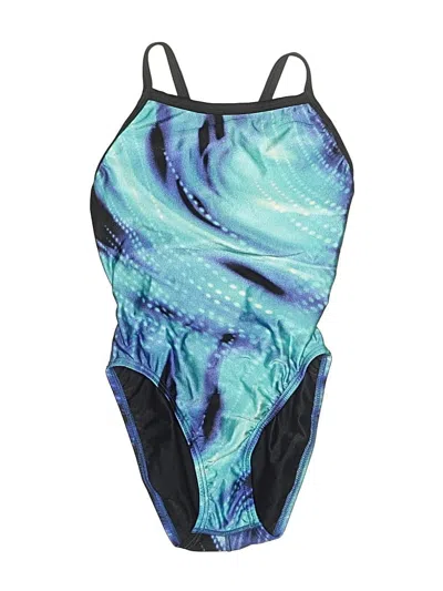 Pre-owned Speedo One Piece Swimsuit In Blue