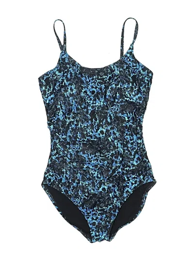 Pre-owned Speedo One Piece Swimsuit In Blue