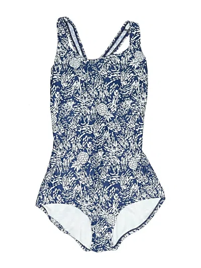 Pre-owned Speedo One Piece Swimsuit In Blue