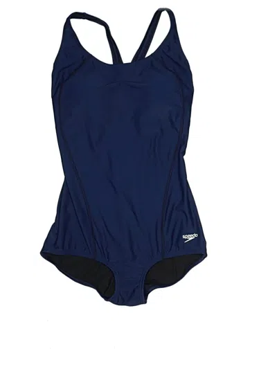 Pre-owned Speedo One Piece Swimsuit In Blue