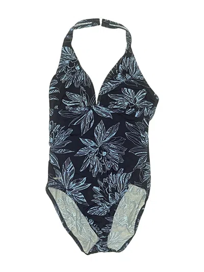 Pre-owned Speedo One Piece Swimsuit In Blue