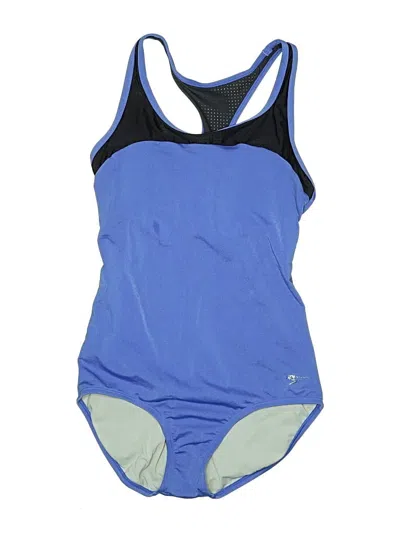 Pre-owned Speedo Kids' One Piece Swimsuit In Blue