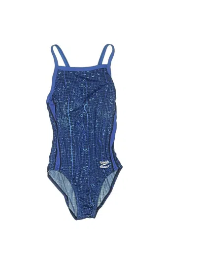 Pre-owned Speedo Kids' One Piece Swimsuit In Blue