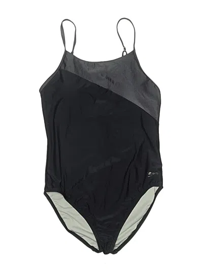 Pre-owned Speedo One Piece Swimsuit In Gray