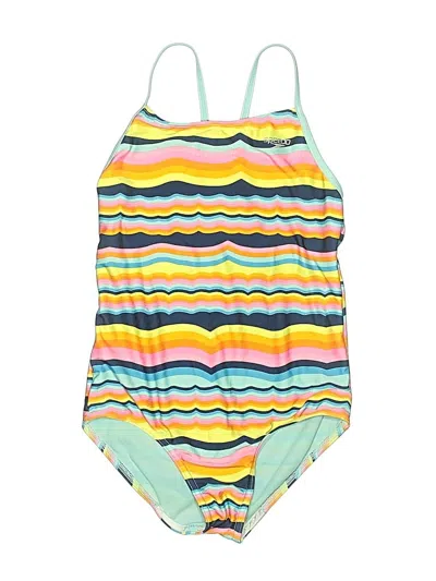 Pre-owned Speedo Kids' One Piece Swimsuit In Green