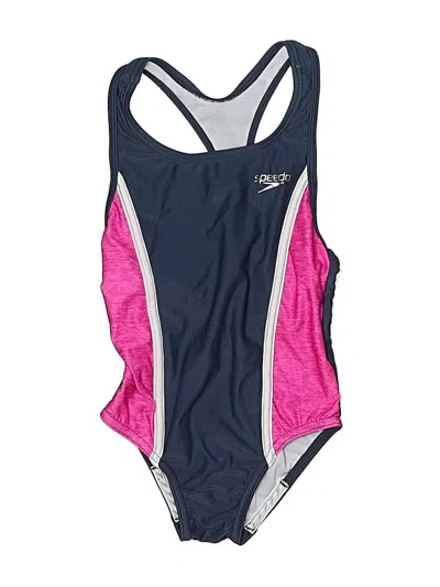 Pre-owned Speedo Kids' One Piece Swimsuit In Pink