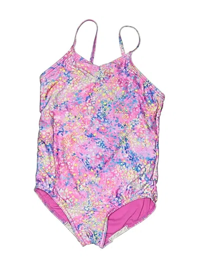 Pre-owned Speedo Kids' One Piece Swimsuit In Pink
