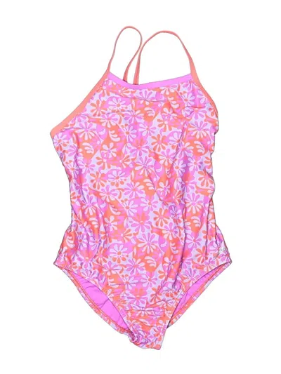 Pre-owned Speedo One Piece Swimsuit In Pink