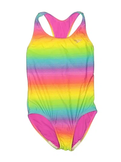 Pre-owned Speedo Kids' One Piece Swimsuit In Pink