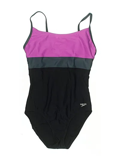 Pre-owned Speedo One Piece Swimsuit In Purple