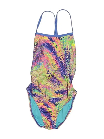 Pre-owned Speedo One Piece Swimsuit In Purple