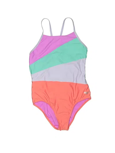 Pre-owned Speedo Kids' One Piece Swimsuit In Purple