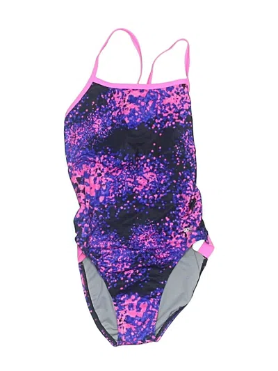 Pre-owned Speedo One Piece Swimsuit In Purple