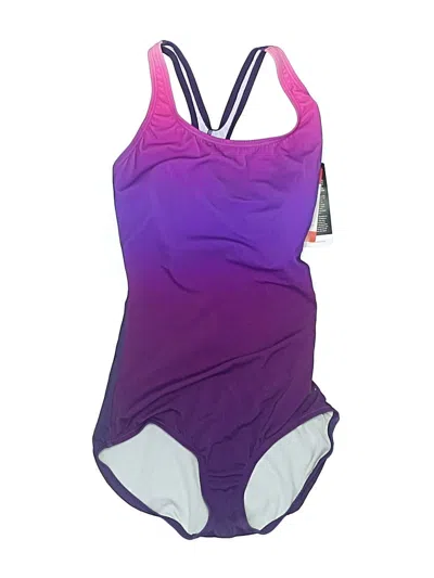 Pre-owned Speedo One Piece Swimsuit In Purple