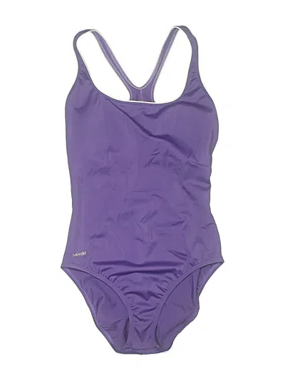 Pre-owned Speedo One Piece Swimsuit In Purple