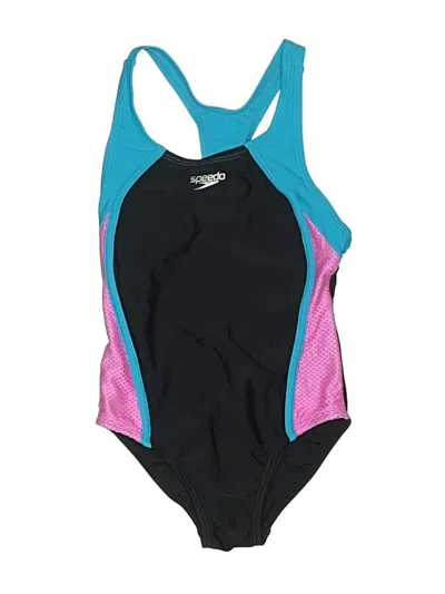Pre-owned Speedo Kids' One Piece Swimsuit In Teal