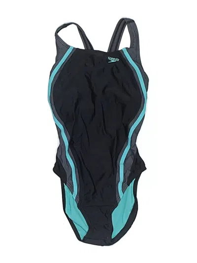 Pre-owned Speedo One Piece Swimsuit In Teal