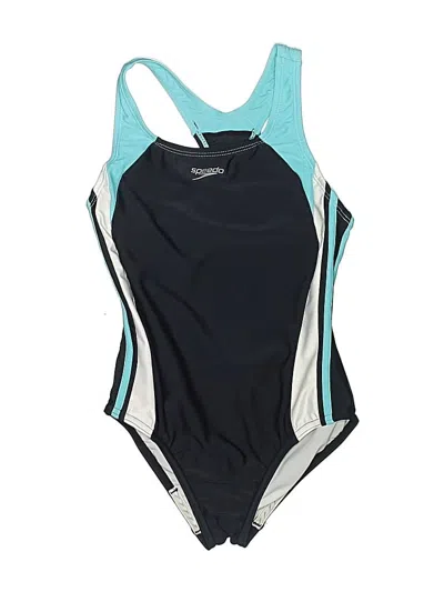 Pre-owned Speedo Kids' One Piece Swimsuit In Teal